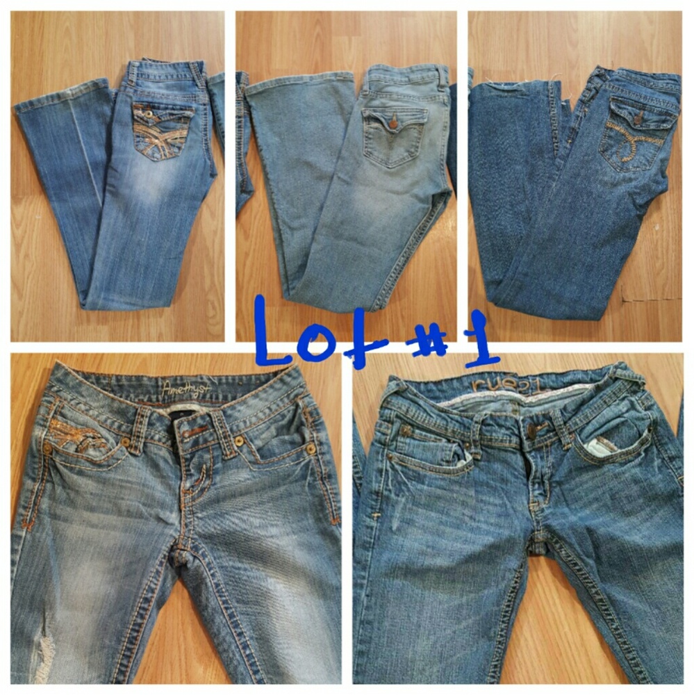 Lot of 3: Rue 21, Etc. Bootcut Jeans