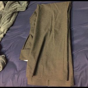 Heather grey dress pants (size 18) Old Navy