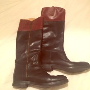 Enzo Angiolini Two-Tone Boots