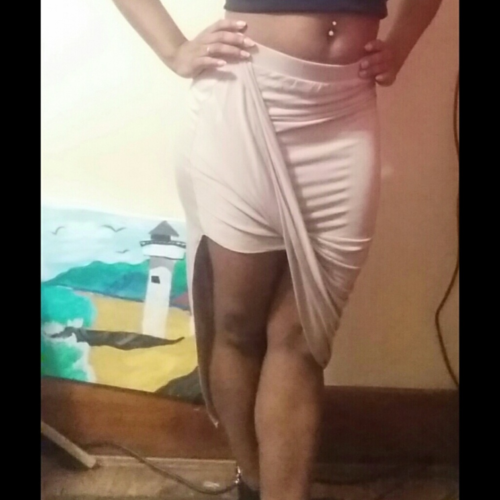 Charlotte Russe Asymmetrical Mini Skirt
