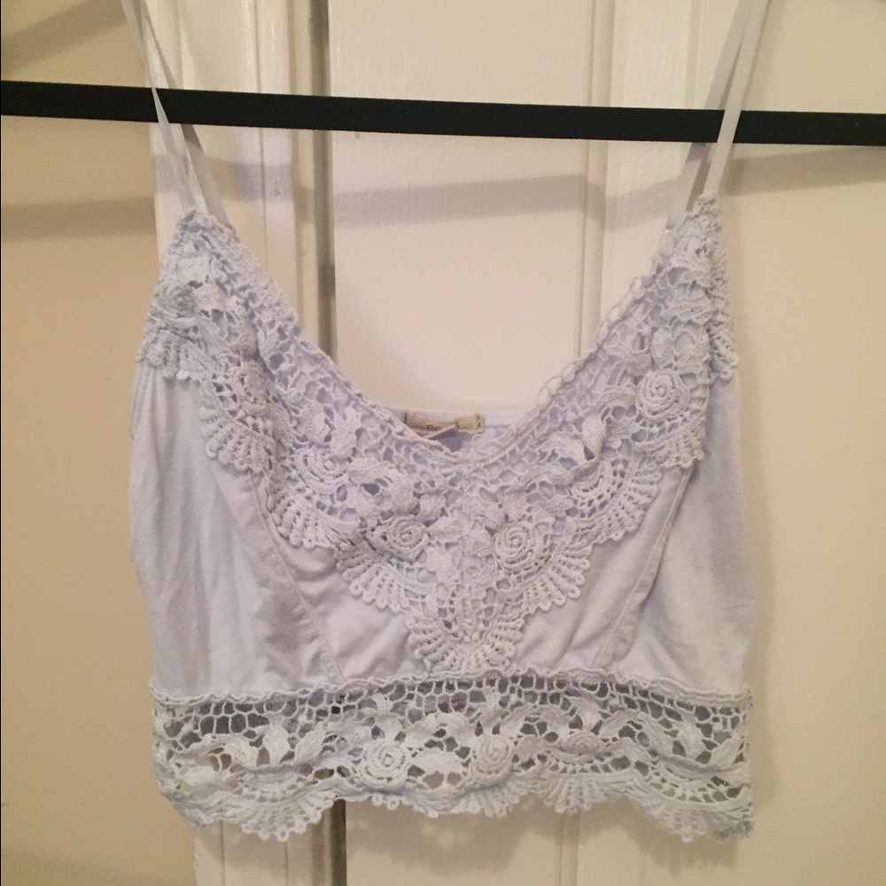 Lace crop top