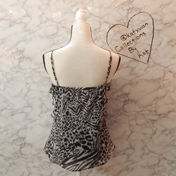 Guess Ruffled Print Cami - Picture 3 of 4