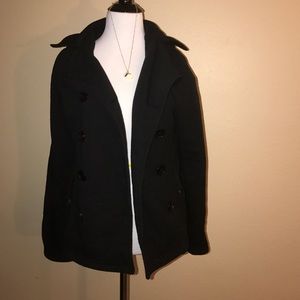 Pea Coat Style Hoodie