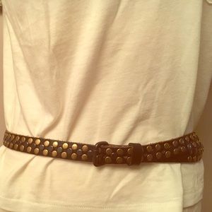 J.Crew leather studded belt