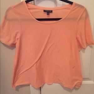 Topshop scallop tee