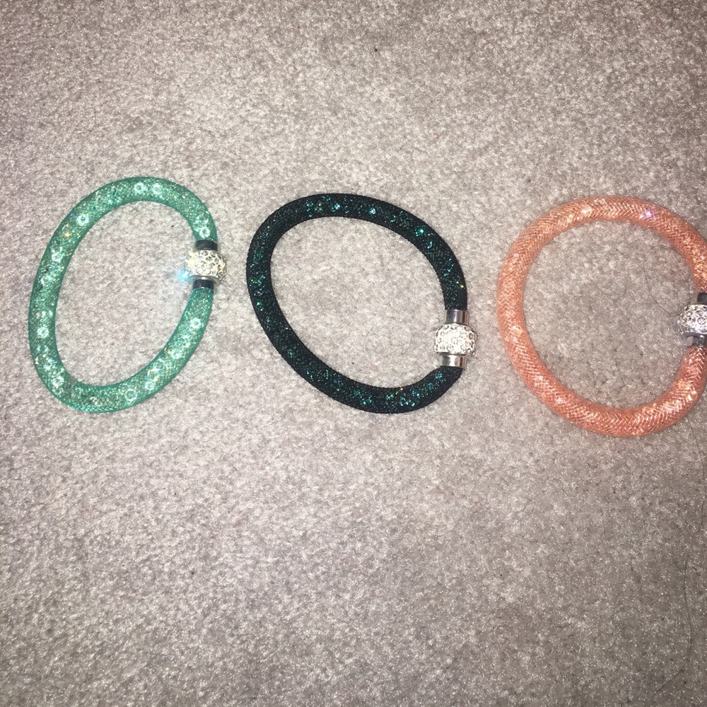 3 Crystal Bangles - Picture 2 of 7