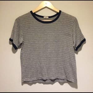 Brandy Melville Striped Crop Top