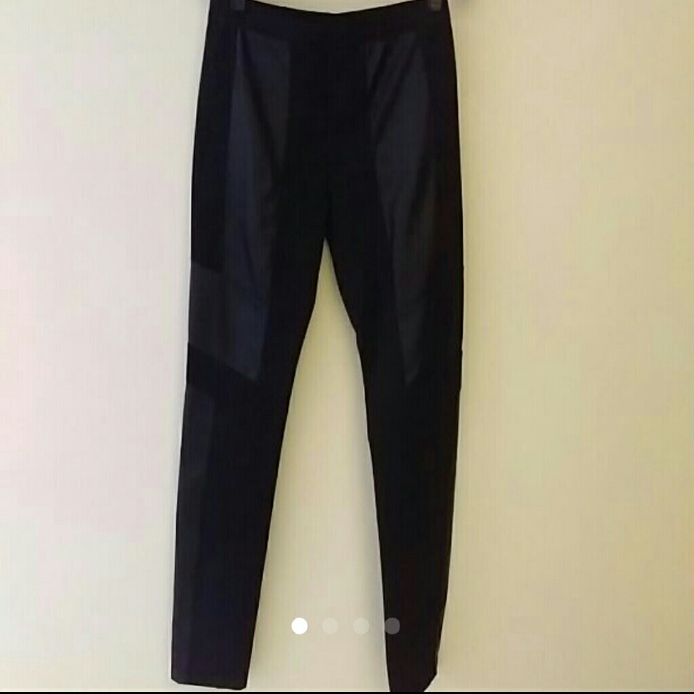 Nwot bcbg maxazria leather moto leggings