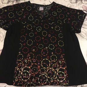 Cherokee XL Scrub top