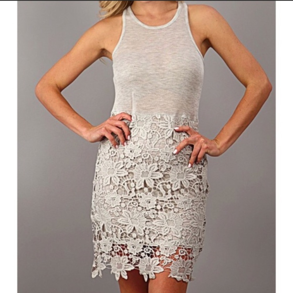 Crochet lace dress