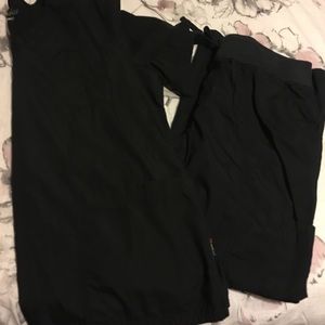 Peaches Black Scrub set, XL