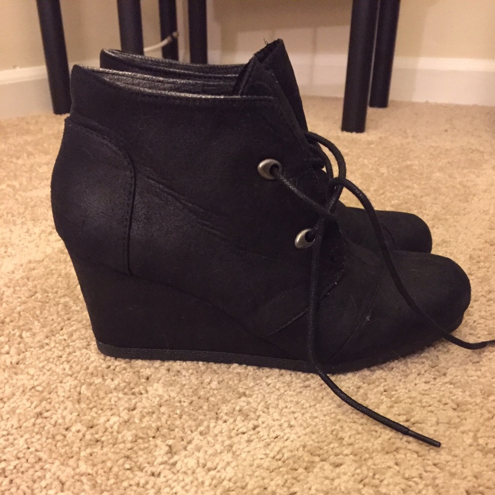 Brand New Wedged Booties from Maurice's