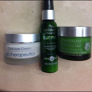 Andalou Naturals & Cyto Luxe Glo Therapeutics