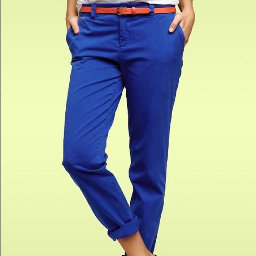 GAP blue khakis size 2