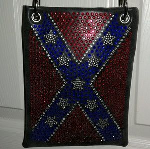 Rebel flag purse