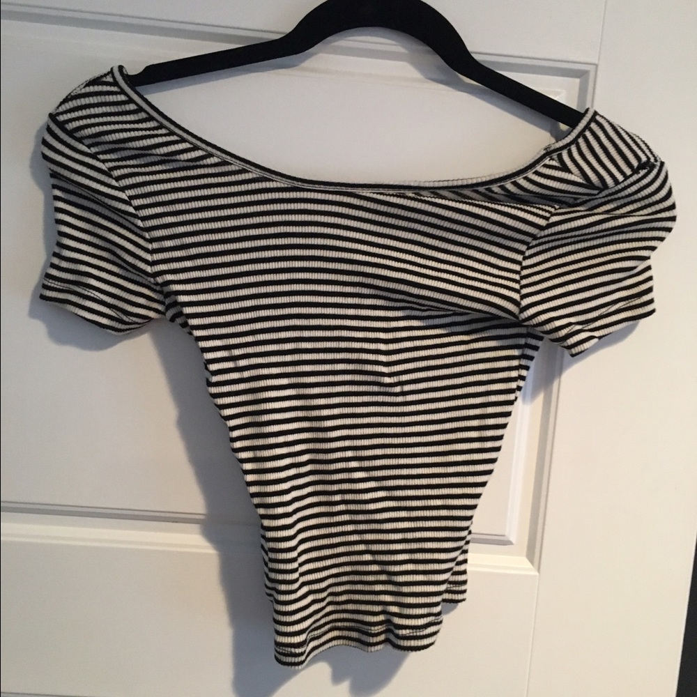 Striped Brandy Melville Crop Top