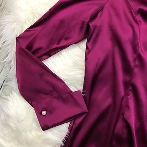 Soft Surroundings Tops - Soft Surroundings Purple Silk Stretch Blouse Soft Surroundings Tops - Soft Surroundings Purple Silk Stretch Blouse