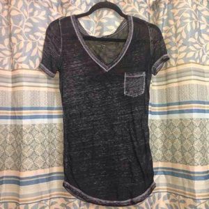 Black Burn-Out T-Shirt