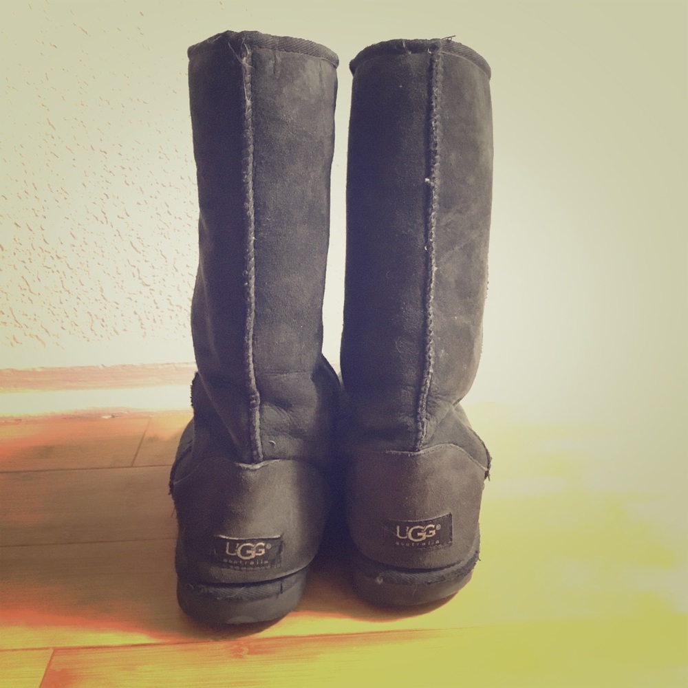 Tall black UGGs
