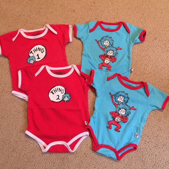 thing one thing two onesies