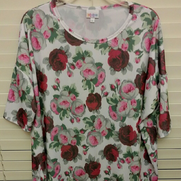 LuLaRoe Tops - Lularoe Rose Print Irma
