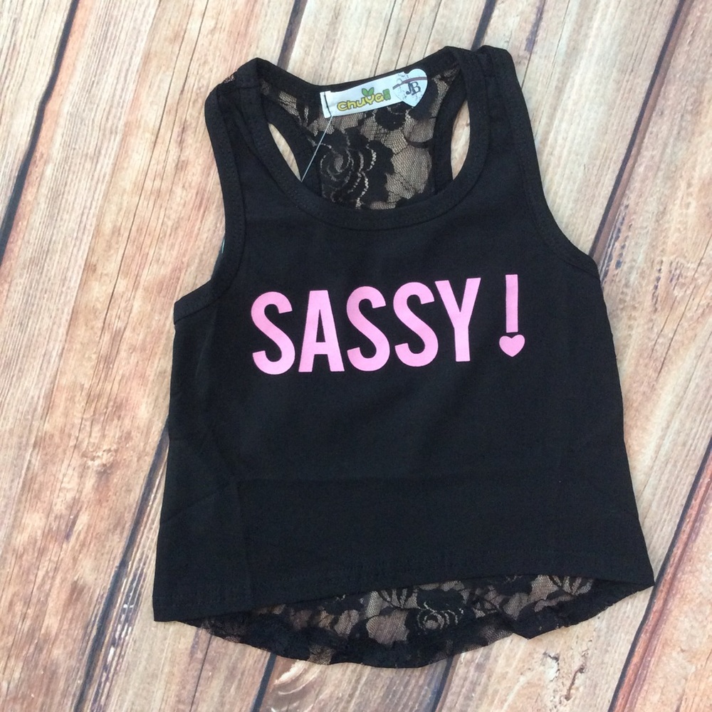 Baby Toddler Tank top Style Lace SASSY