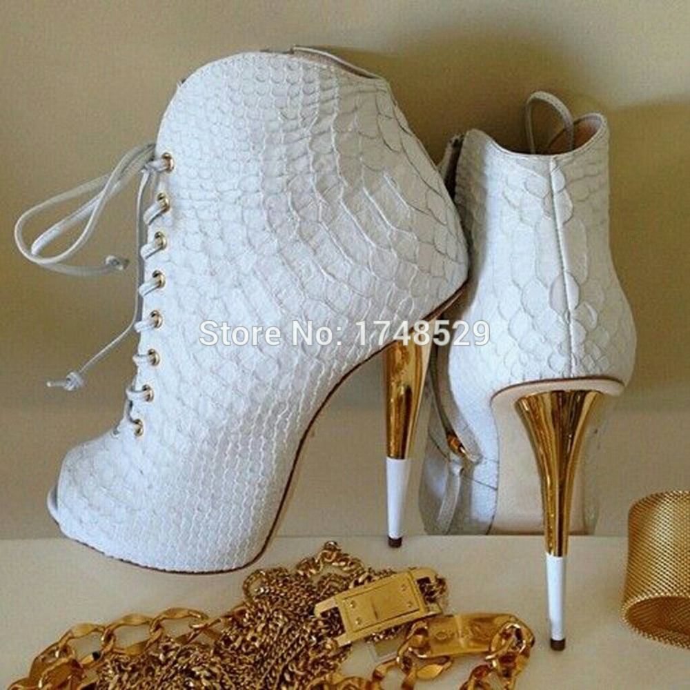 White booties