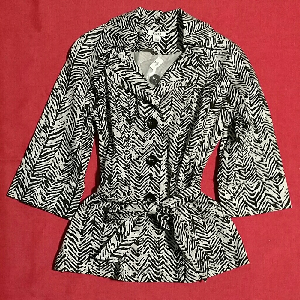 SOLD nWT Trench Style Jacket