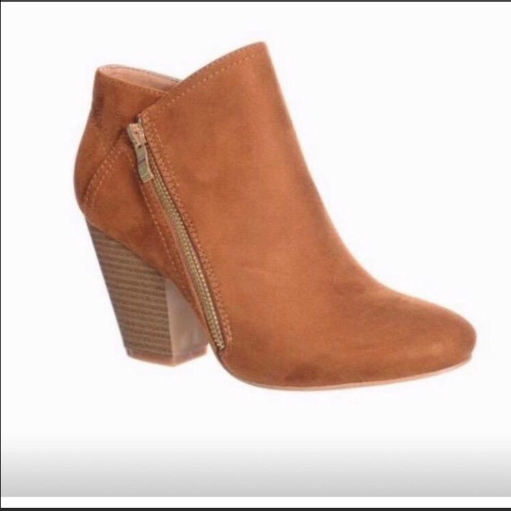 Cognac Bootie