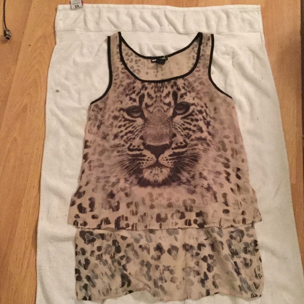 Cheetah dress shirt