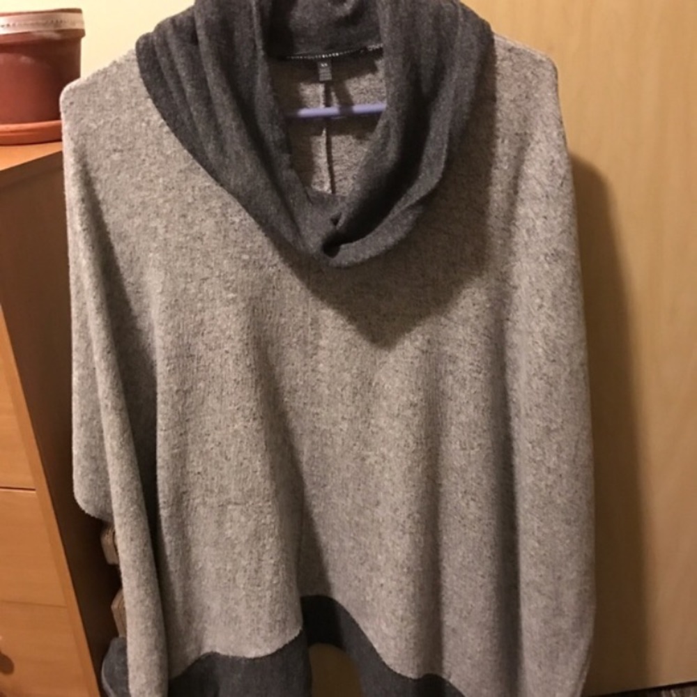 WHBM  cowl neck poncho