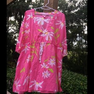 Lilly Pulitzer pink cover up
