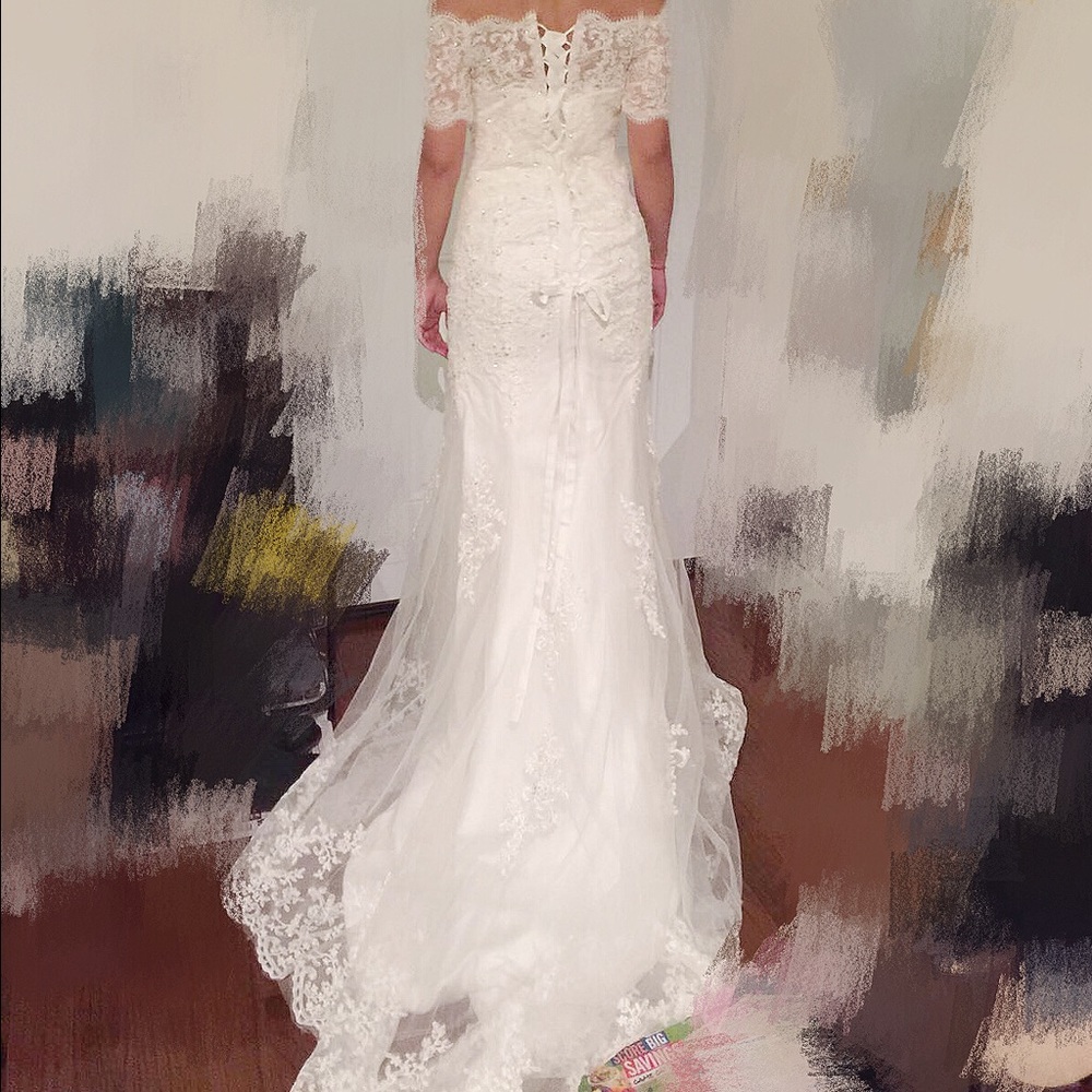 Mermaid Style wedding dress- size XS