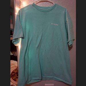Turquoise Columbia t-shirt
