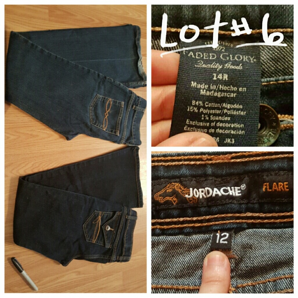 Lot of 2: Girls' Designer Jeans