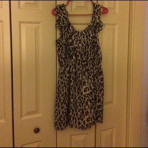 Cheetah print dress