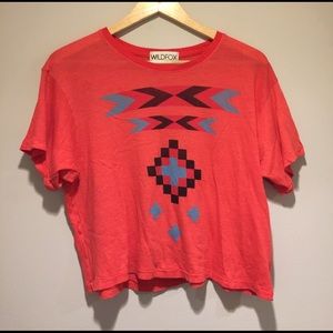 Wildfox Aztec Print Top