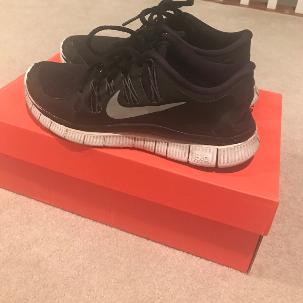 WOMENS NIKE FREE 5.0 BLACK