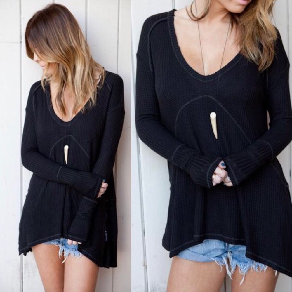 Free People Sunset Park Thermal Top