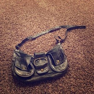 Fierce Grey Crossover Purse, Durable, Untouched