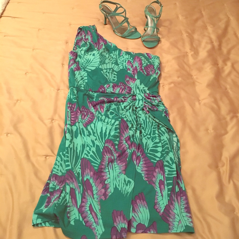 Gianni Bini one shoulder cocktail dress