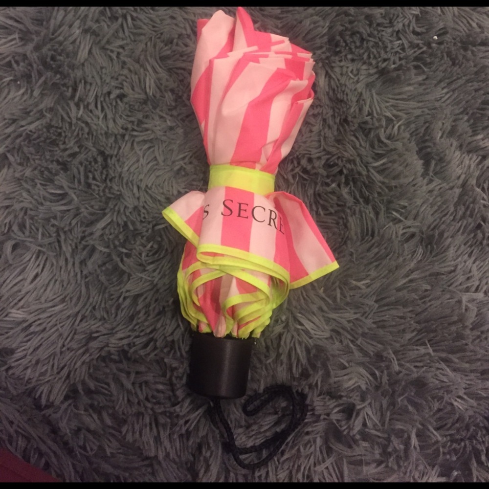 Victoria's Secret stripped umbrella