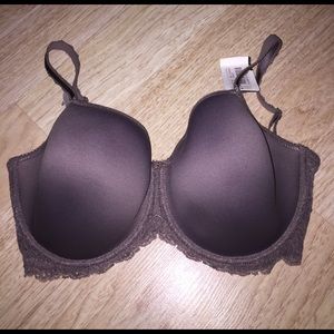 BNWT Brownish Grey 34G Wacoal Bra