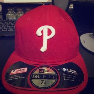 Red phillies hat