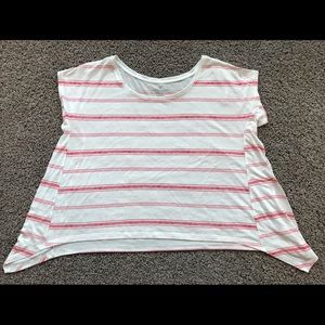 AEO Red&White striped tee-shirt
