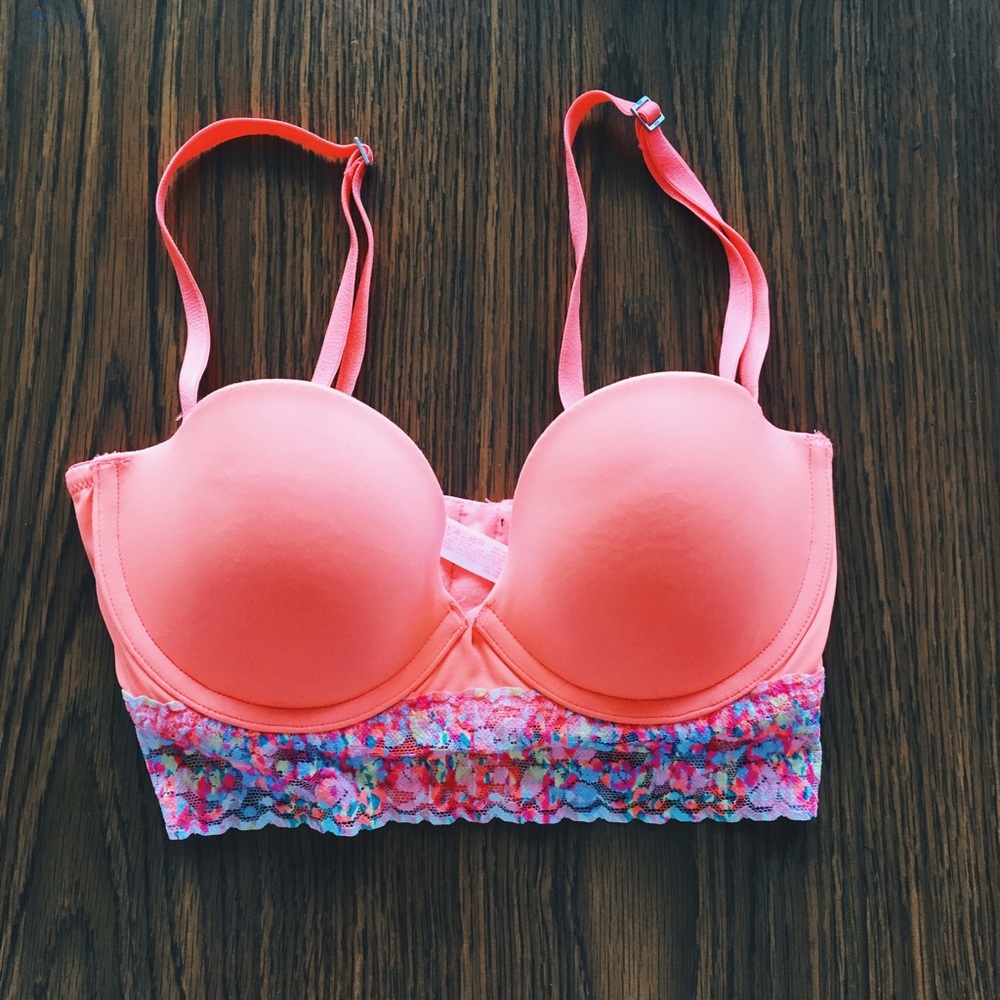 VS PINK Bright Orange Bra