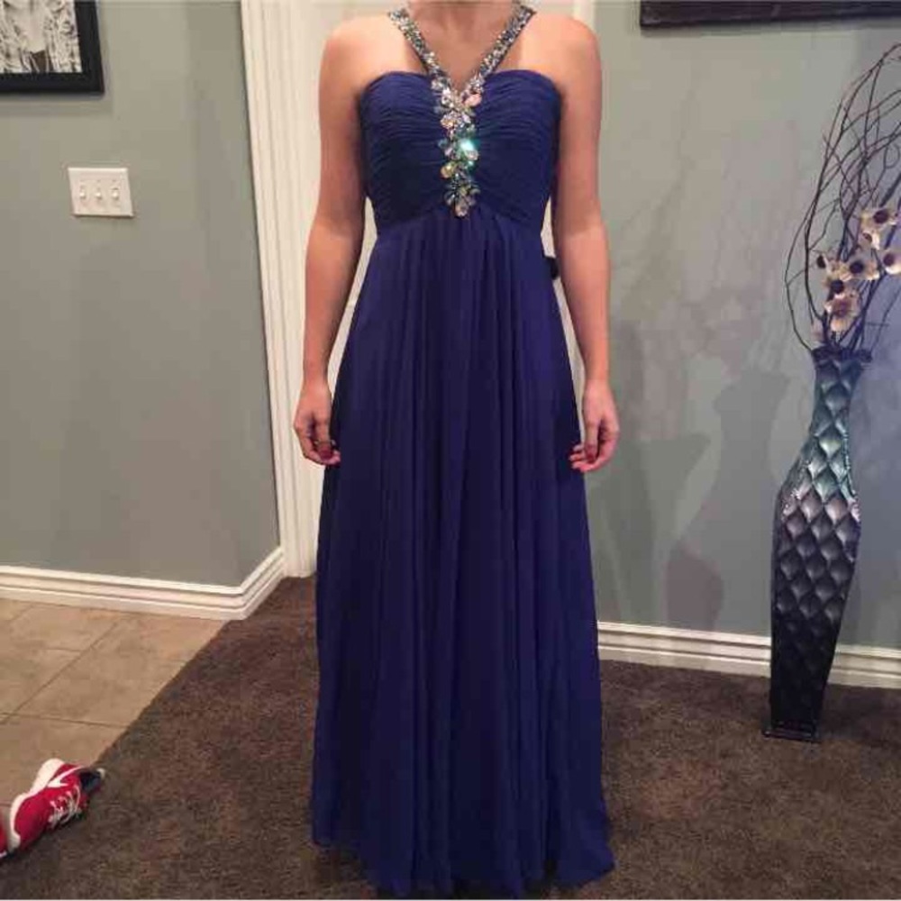 Beautiful royal blue formal dress