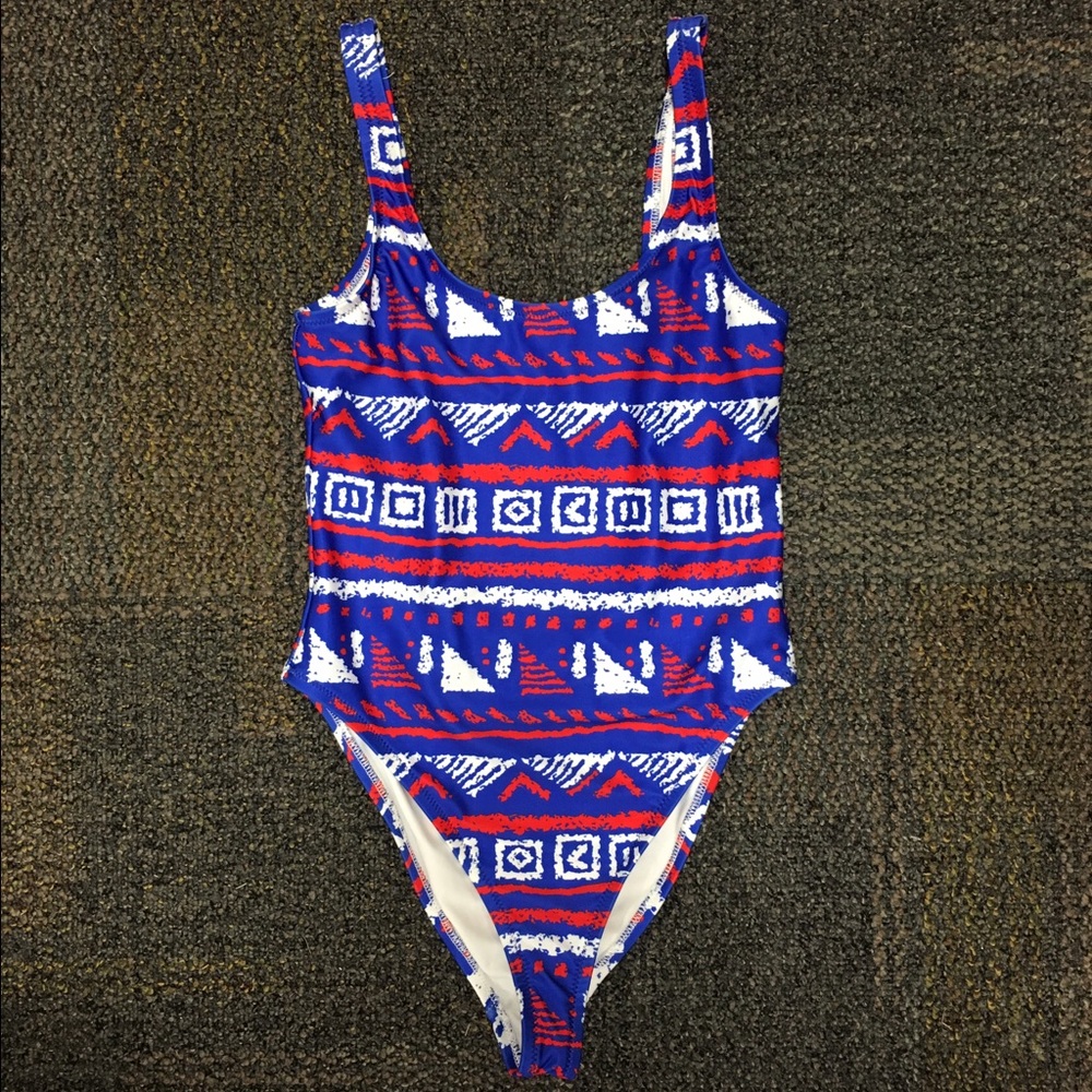 Chubbies- Women's One Piece Patriotic Swimsuit