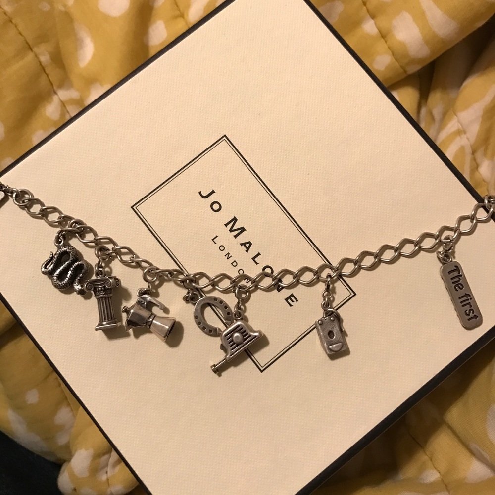 sterling silver charm bracelet