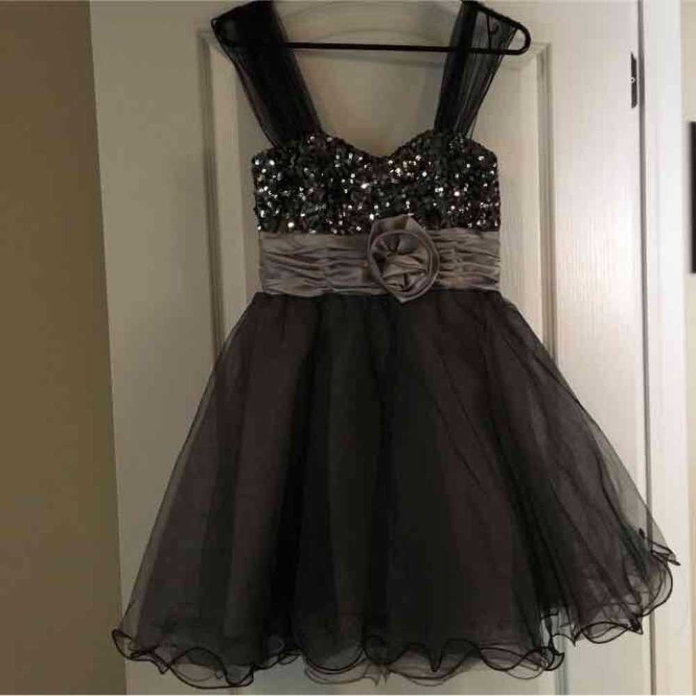 Cute black and tool dress